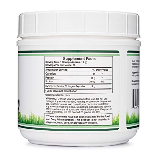 Collagen Peptides Powder - Hydrolyzed Collagen, Keto Safe - 16.08oz - Multi Type 1, 2 - AB Mystery