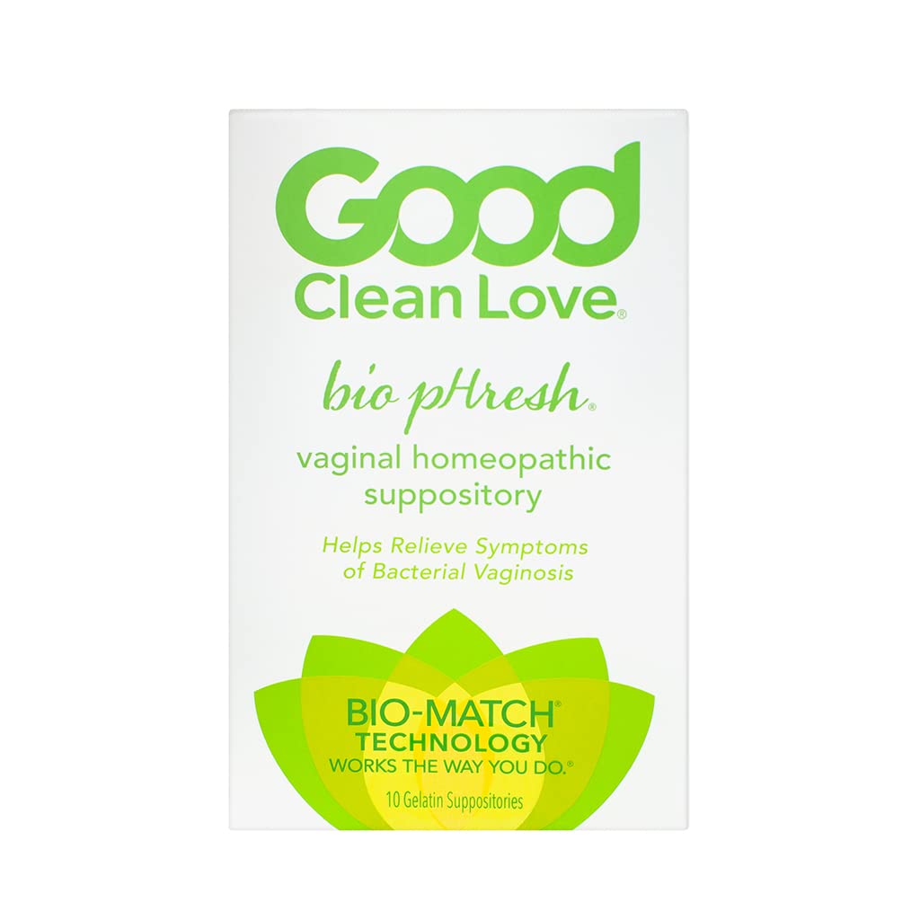 Good Clean Love BiopHresh Vaginal Homeopathic Suppository, Bacterial Vaginosis Treatment for Women