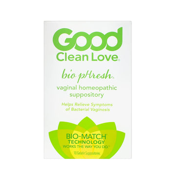 Good Clean Love BiopHresh Vaginal Homeopathic Suppository, Bacterial Vaginosis Treatment for Women