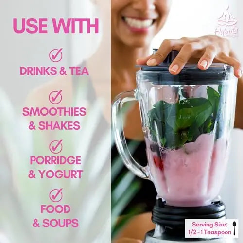 HYBRID HERBS – Plant Based Collagen Powder - Anti Aging Supplement for Skin, Wrinkles - AB Mystery