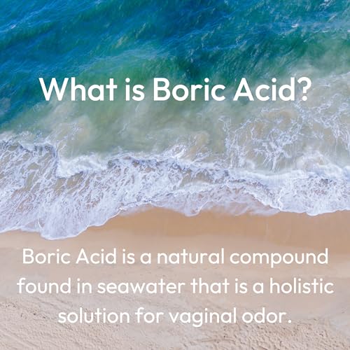 pH-D Feminine Health - 600 mg Boric Acid Suppositories - Woman Owned - for Vaginal Odor Use - 12 Count - AB Mystery