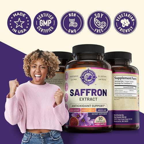 100% Pure Saffron Extract - Metabolism Booster & Natural Appetite Suppressant for Weight Loss - AB Mystery