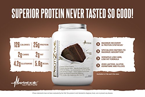 Metabolic Nutrition, Protizyme, 100% Whey Protein Powder, High Protein, Low Carb - AB Mystery
