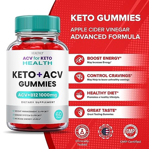 (2 Pack) Acv for Keto Health Gummies - Official Formula, Vegan - Acv for Keto Health Gummies
