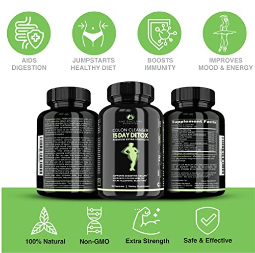 THE ENCLARE NUTRITION Colon Cleanser Detox. Premium 15 Day Fast-Acting Diet Pills - AB Mystery