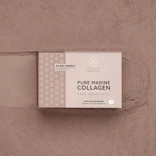 Plent Pure Marine Collagen Chocolate Dream - Stay Beautiful - 5G Collagen Peptides Daily - AB Mystery