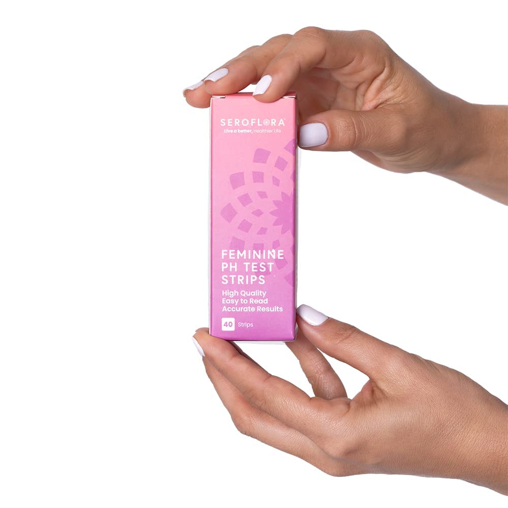 Seroflora Vaginal pH Test Strips for Women - Monitor Vaginal Health & Yeast Infection - Easy - AB Mystery