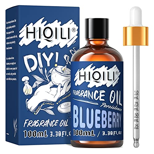HIQILI Blueberry Essential Oil - Premium Fruit Fragrance Oil for Candle Making, Diffuser, Perfume