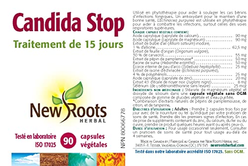 New Roots Herbal Candida Stop, 90 CT - AB Mystery