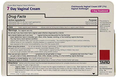 Taro Clotrimazole 7 Vaginal Cream 45 g ( Pack of 2) - AB Mystery
