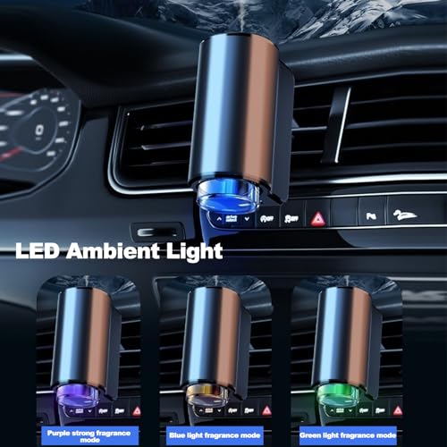 VEAREAR Smart Car Air Freshener Diffuser, Car Essential Oil Diffuser with 3 Adjustable Intensity Modes - AB Mystery