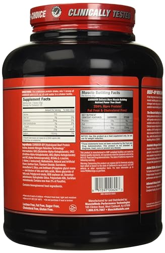 MuscleMeds Carnivor Beef Protein Isolate, 0 Lactose, 0 Sugar, 0 Fat, 0 Cholesterol - AB Mystery
