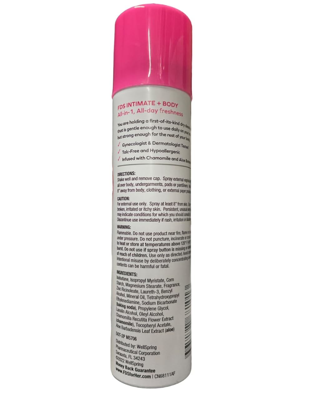 FDS Hypoallergenic Intimate Deodorant Spray, Extra Strength 2 Ounce (2-Pack) - AB Mystery