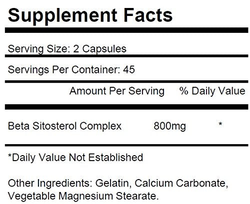 KRK SUPPLEMENTS Bundle Combo for 3 Total Bottles of Beta Sitosterol 800mg - AB Mystery