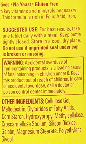 Nature Made Prenatal Multi, 250 Tablets, Folic Acid + 17 Prenatal Vitamins & Minerals Nature Made