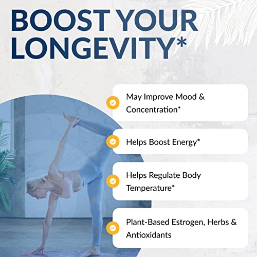 Equilife - Estrogen Support, Herbal Hormone Supplement, Helps Promote Natural Energy, Improved Mood - AB Mystery