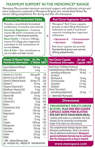 Menopace by Vitabiotics Max Capsules & Tablets x 84 - AB Mystery