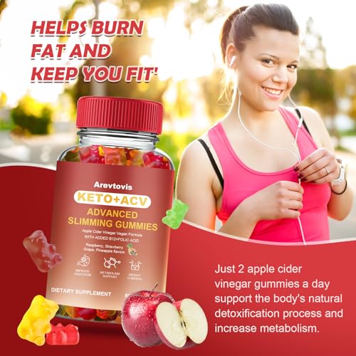 Arevtovis Apple Cider Vinegar Gummies - Boost Energy, Detox & Support Gut Health ACV - AB Mystery