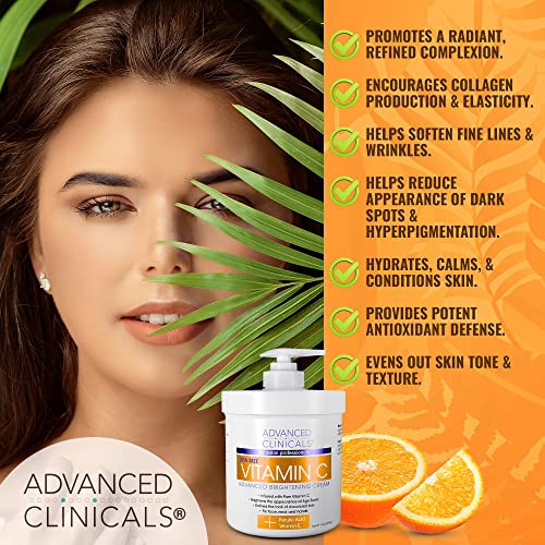 Advanced Clinicals Vitamin C Cream. Advanced Brightening Cream. Anti-aging cream - AB Mystery