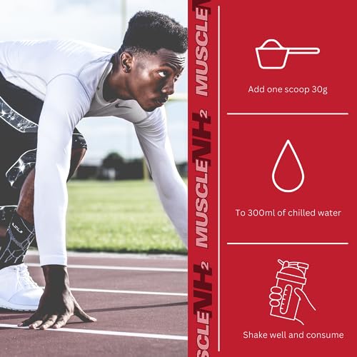 MuscleNh2 Whey Protein Powder Milk Protein, Soy Free, Gluten Free, Naturally Occurring BCAAs MuscleNh2