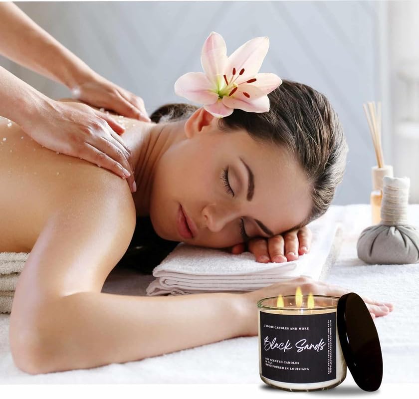 100% Soy Candles Clearance (16 Oz) - Hand Poured Scented with Essential Oil, Aromatherapy Candles - AB Mystery