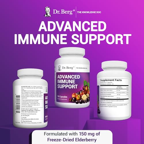 Dr. Berg's Advanced Immune Support - Daily Immunity Multi-System Defense Supplement - AB Mystery