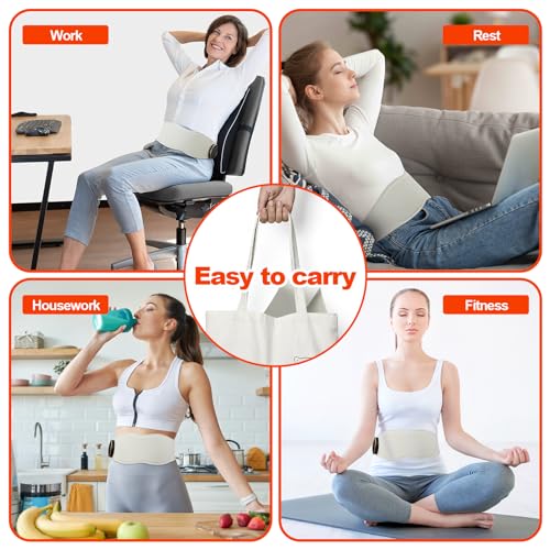 Red Light Therapy Belt Vibrating for Muscle Recovery and Pain Relief - AB Mystery