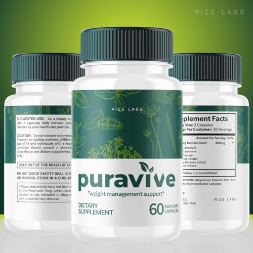(3 Pack) Puravive Weight Health Pills, Puravive Capsules Reviews Supplement