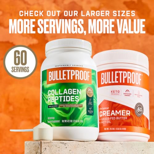 Bulletproof Vanilla Bean Energy Collagen Protein Powder, 18.3 Ounces, Caffeine-Free Fuel - AB Mystery