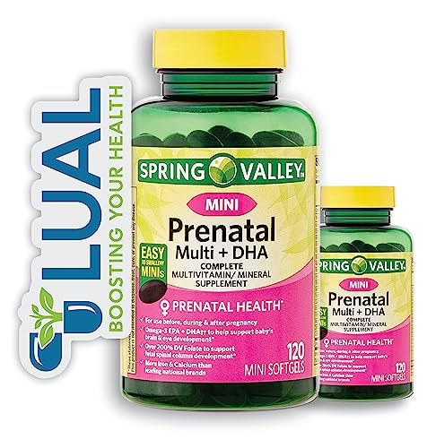 Nourish Every Moment: Spring Valley Mini Prenatal Multivitamin Softgels – Complete Prenatal Care LUAL