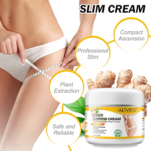 2PCS VOGSIG Ginger Slimming Cream - Anti Cellulite, Fat Burning, Tightening & Moisturizin - AB Mystery