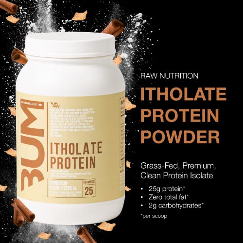RAW Whey Isolate Protein Powder, Cinnamon Crunch (CBUM Itholate Protein) - 100% Grass - AB Mystery