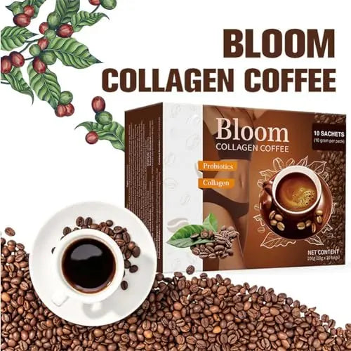 Bloom Collagen Coffee, Collagen Coffee from Japan, Bloom Coffee Collagen HOPASRISEE