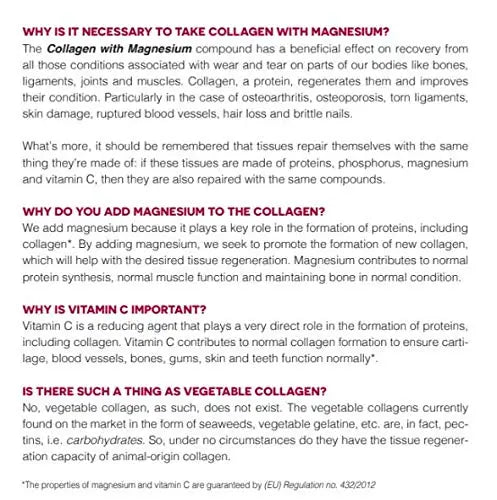 Ana Maria Lajusticia – Collagen with magnesium and vit c – 350 grams (strawberry flavour) - AB Mystery