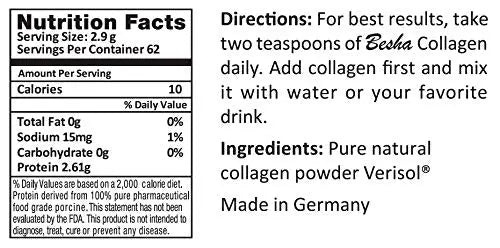 Verisol Collagen Bioactive Peptides (Natural Collagen Powder) Made in Germany - AB Mystery