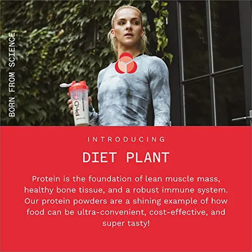 PhD Nutrition Diet Plant, Vegan Protein Powder Plant Based, High Protein Lean Matrix PhD