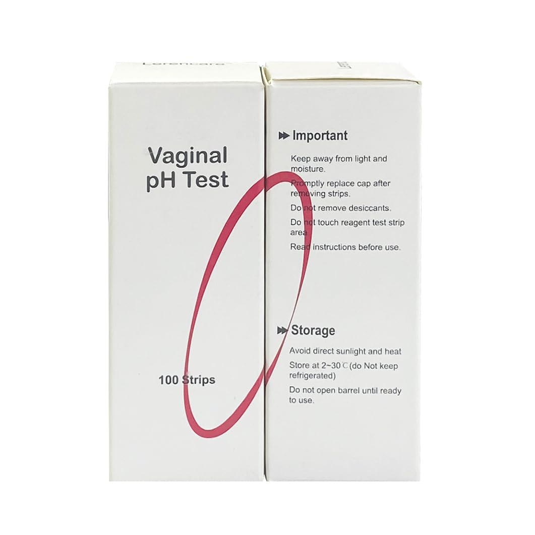 Vaginal pH Test -100 Strips BV Test Kit at Home for Women Feminine pH Test, Value Pack Monitor - AB Mystery