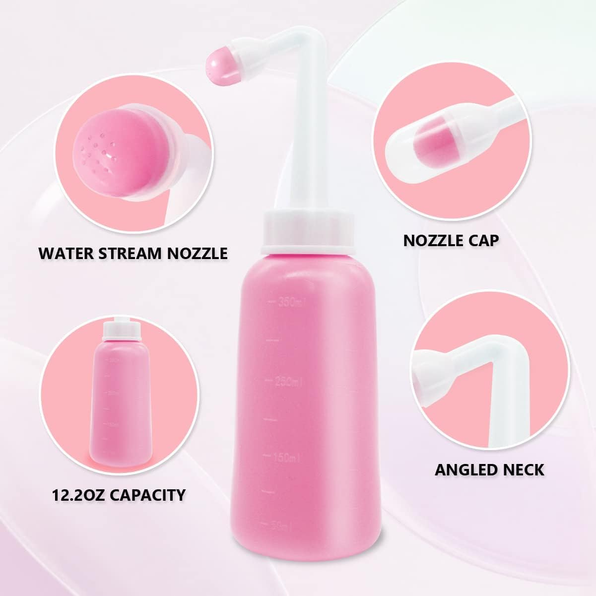 Premium Peri Bottle for Postpartum Care | Upside Down Peri Bottle, Dermoplast Spray - AB Mystery