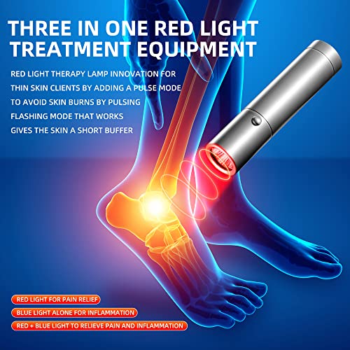 Infrared Light Therapy Wand for Powerful Infrared Light Therapy Red Light，grey-sdt-11 - AB Mystery