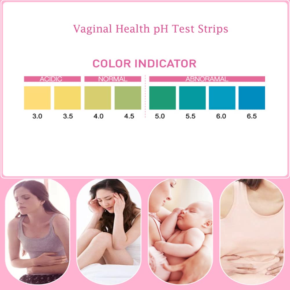 Colilove Vaginal Health PH Test Strips (50cnt) Feminine Vaginal PH Balance Test Strips Monitor - AB Mystery