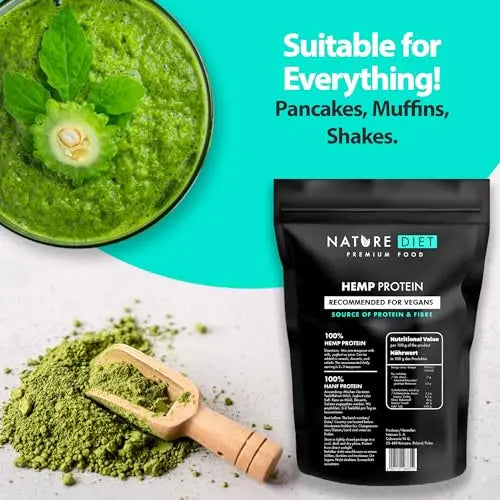 Nature Diet - Hemp Protein 1000g , Vegan , Protein Powder , Plant-Based Nature Diet