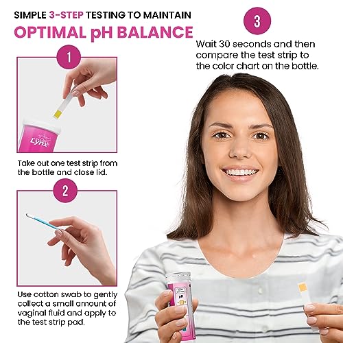 5-Minute Vaginal pH Test Kit for Women - 50 Premium-Quality Vaginal Heath pH Test Strips Included - AB Mystery