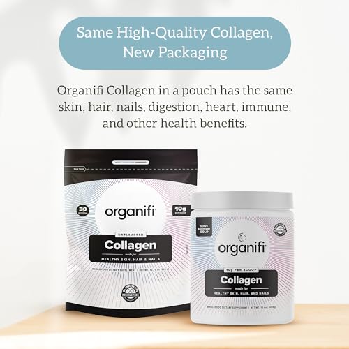 Organifi Collagen Powder - Fuller Hair, Stronger Nails, and Radiant Skin - Replenish - AB Mystery