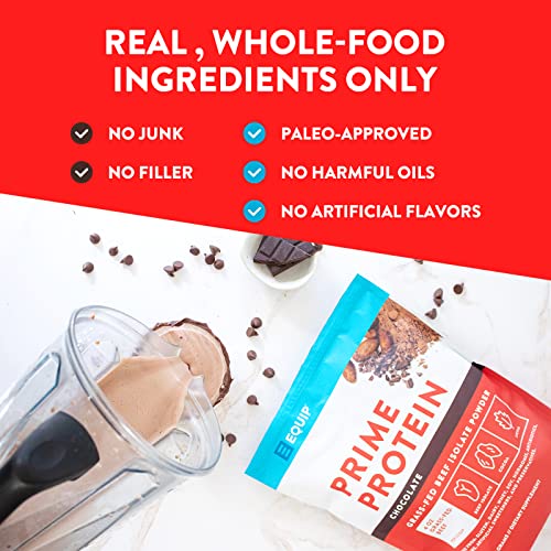 Equip Foods Prime Protein - Grass Fed Beef Protein Powder Isolate - Paleo and Keto - AB Mystery