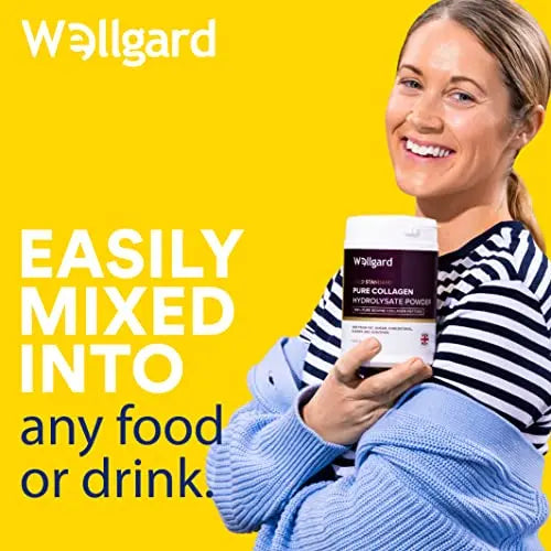 Collagen Powder, Gold Standard Bovine Collagen Peptides Powder by Wellgard - High Levels of The 8 Essential Amino Acids Wellgard