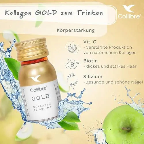 Collibre® Collagen Gold 10000mg 15 x 30ml Strong Liquid Drink - AB Mystery