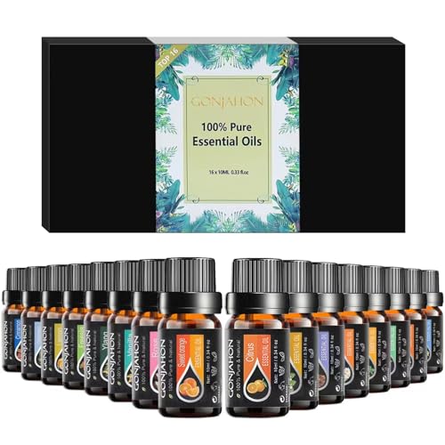 KMSCO Essential Oils Set -Top 16(0.33Fl Oz) Organic Plant Natural Fragrance Scents Blends Oil - AB Mystery