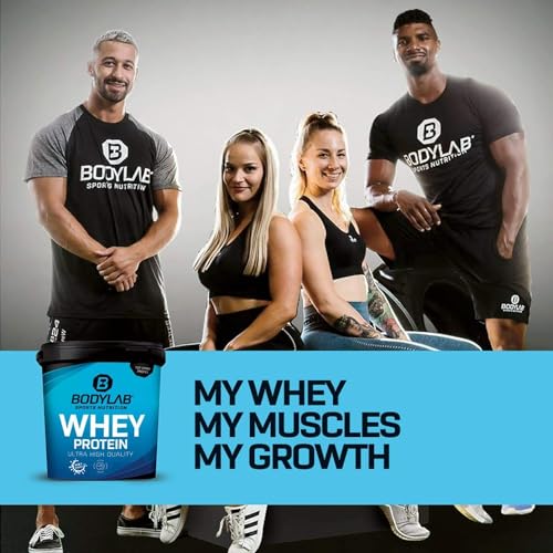 Bodylab24 Whey Protein Powder Milk Chocolate 1kg, Protein-Shake for Your Workout Bodylab24