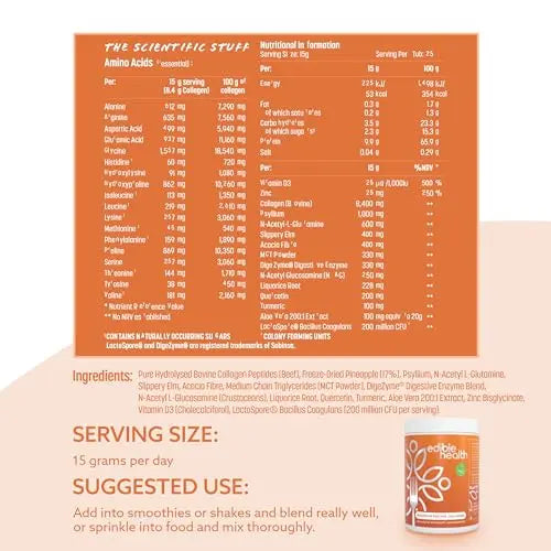 High Protein Edible Health Digestive Enzyme Protein Powder, Regenerative Collagen Supplements - AB Mystery