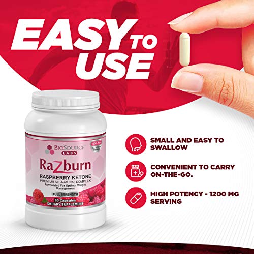 BioSource Labs Razburn – Premium Thermogenic Complex Pills with Natural Ingredients - AB Mystery
